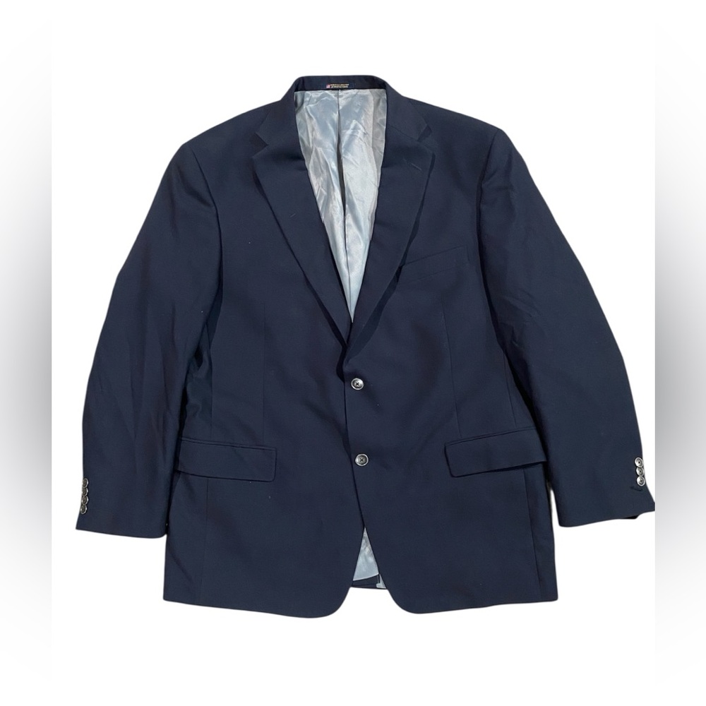 Hart Schaffner Marx Gold Trumpeter Classic Navy Blazer‎ 46R